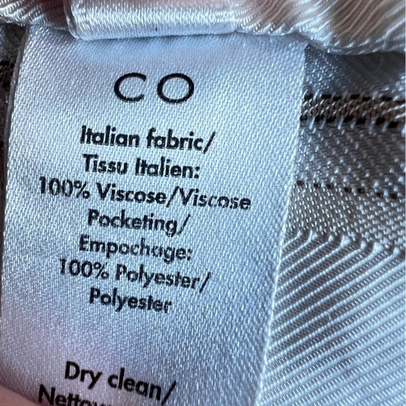 CO Ivory Striped Shirtdress no belt size smalll - Picture 13 of 16